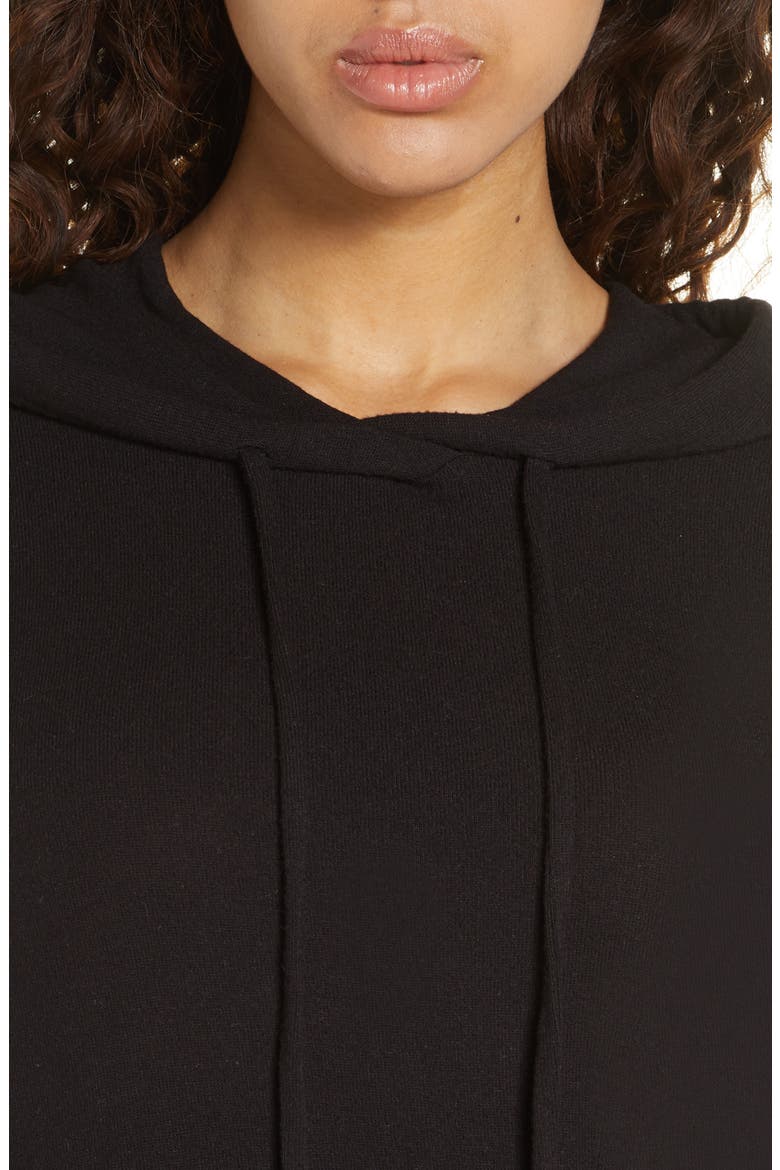 Hacci Hoodie, Alternate, color, BLACK