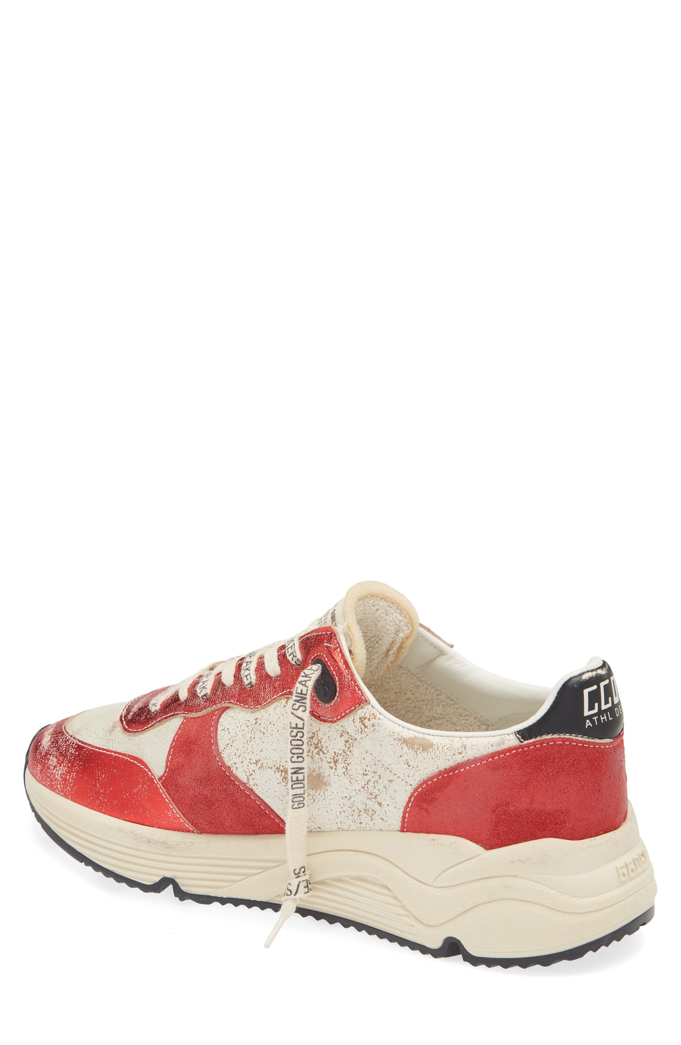 Golden Goose Running Sole Suede Sneaker, Alternate, color, 