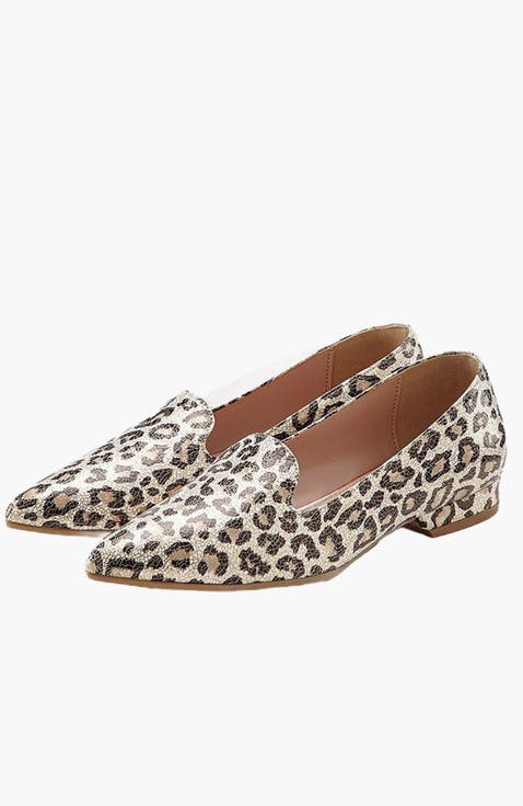 Leopard Print Loafers