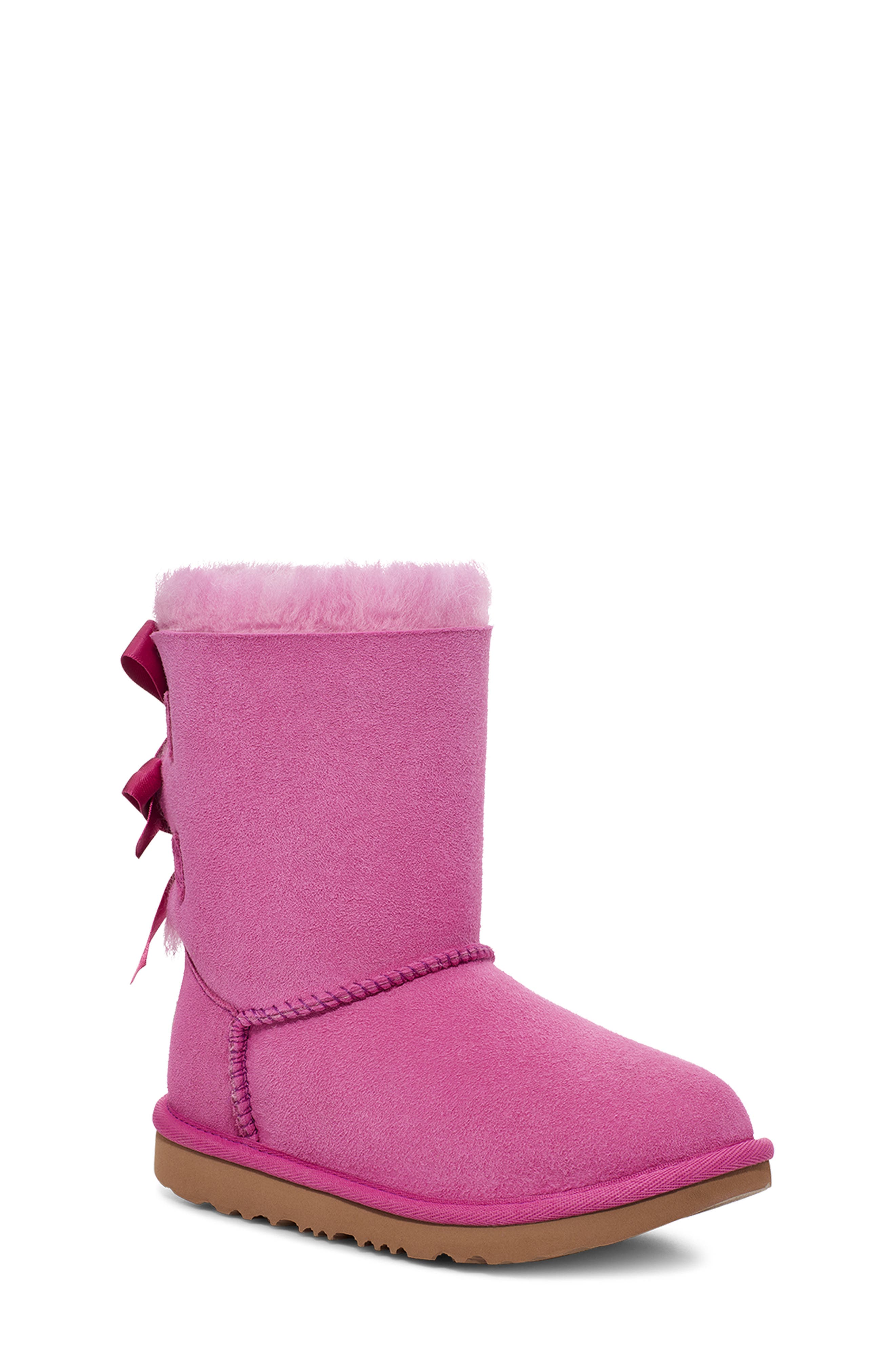 UGG<sup>®</sup> Kids' Bailey Bow II Water Resistant Genuine Shearling Boot, Main, color, 