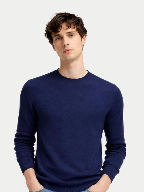 Cashmere Silk C-Neck Sweater