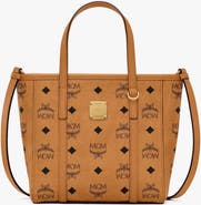 MCM Mini Toni Top-Zip Shopper in Visetos