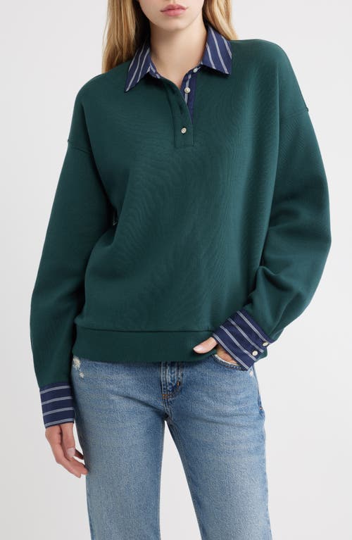 Rails Zavier Cotton Sweatshirt In White