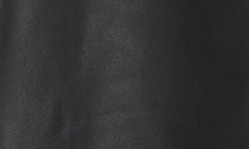 Shop Ag Alexxis High Waist Faux Leather Straight Leg Pants In Super Black