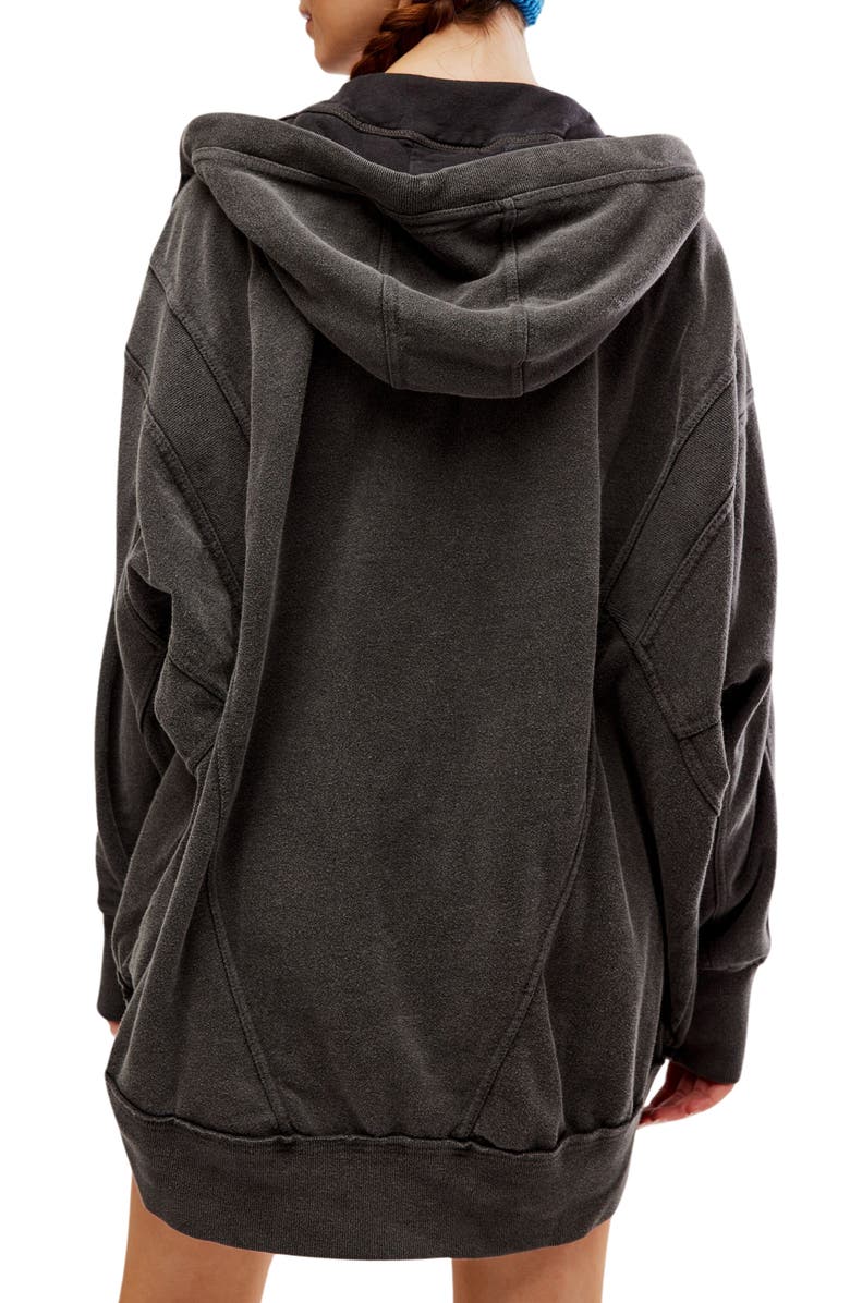 Free People All Your Love Oversize French Terry Patchwork Hoodie, Alternate, color, 