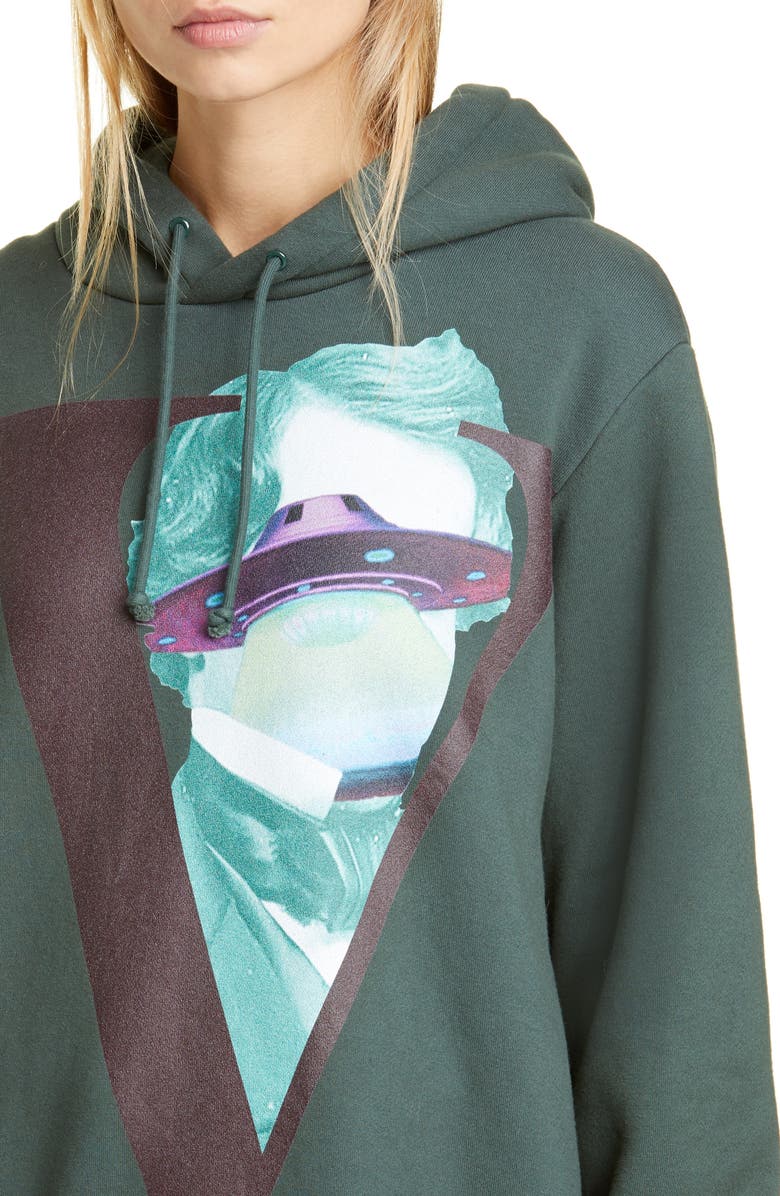 Undercover x Valentino V-Face UFO Print Hoodie, Alternate, color,