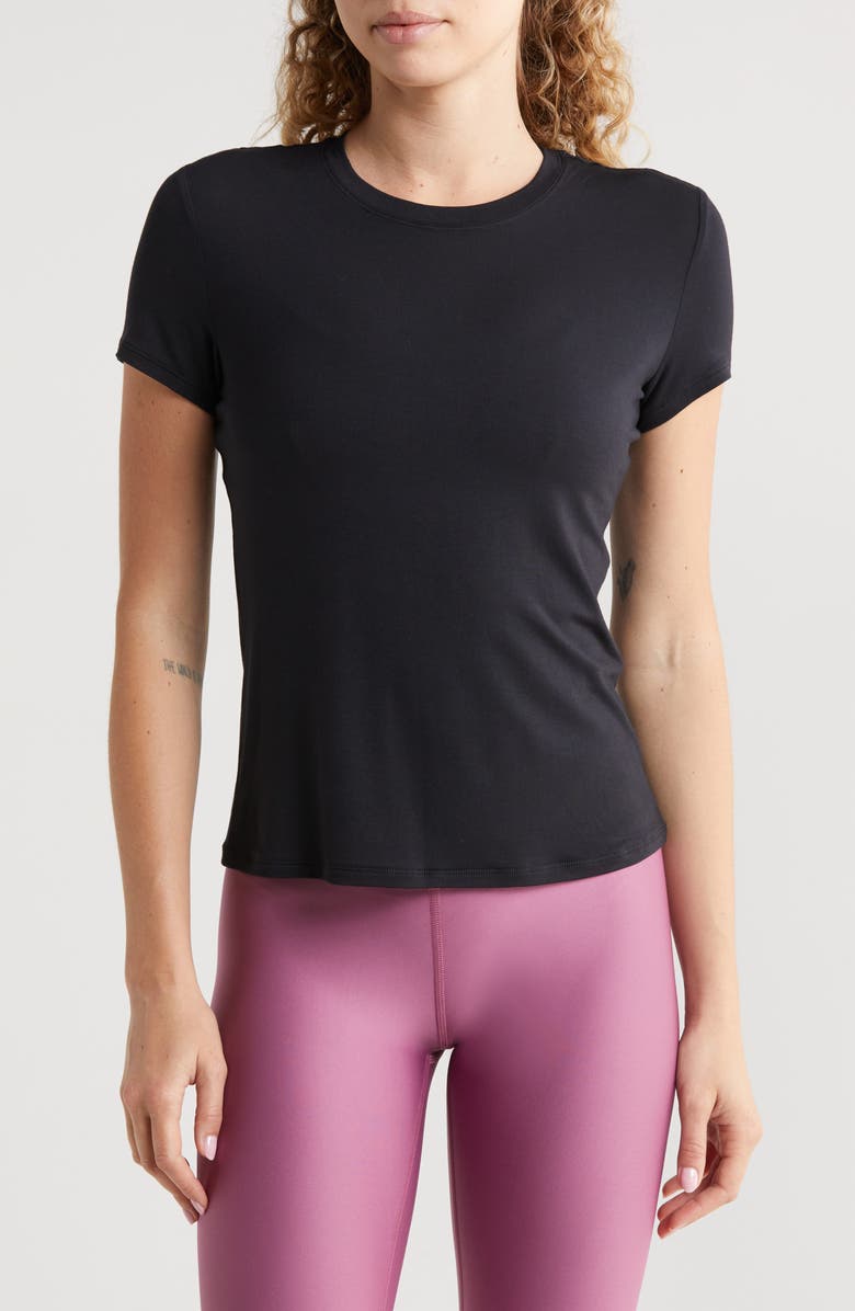 Alo Stretch T-Shirt, Main, color, 