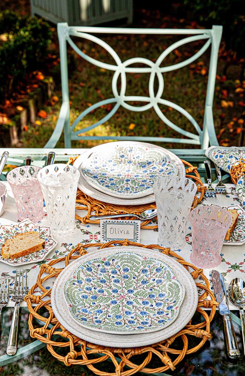 Juliska Trellis Large Glass Tumbler, Alternate, color, White