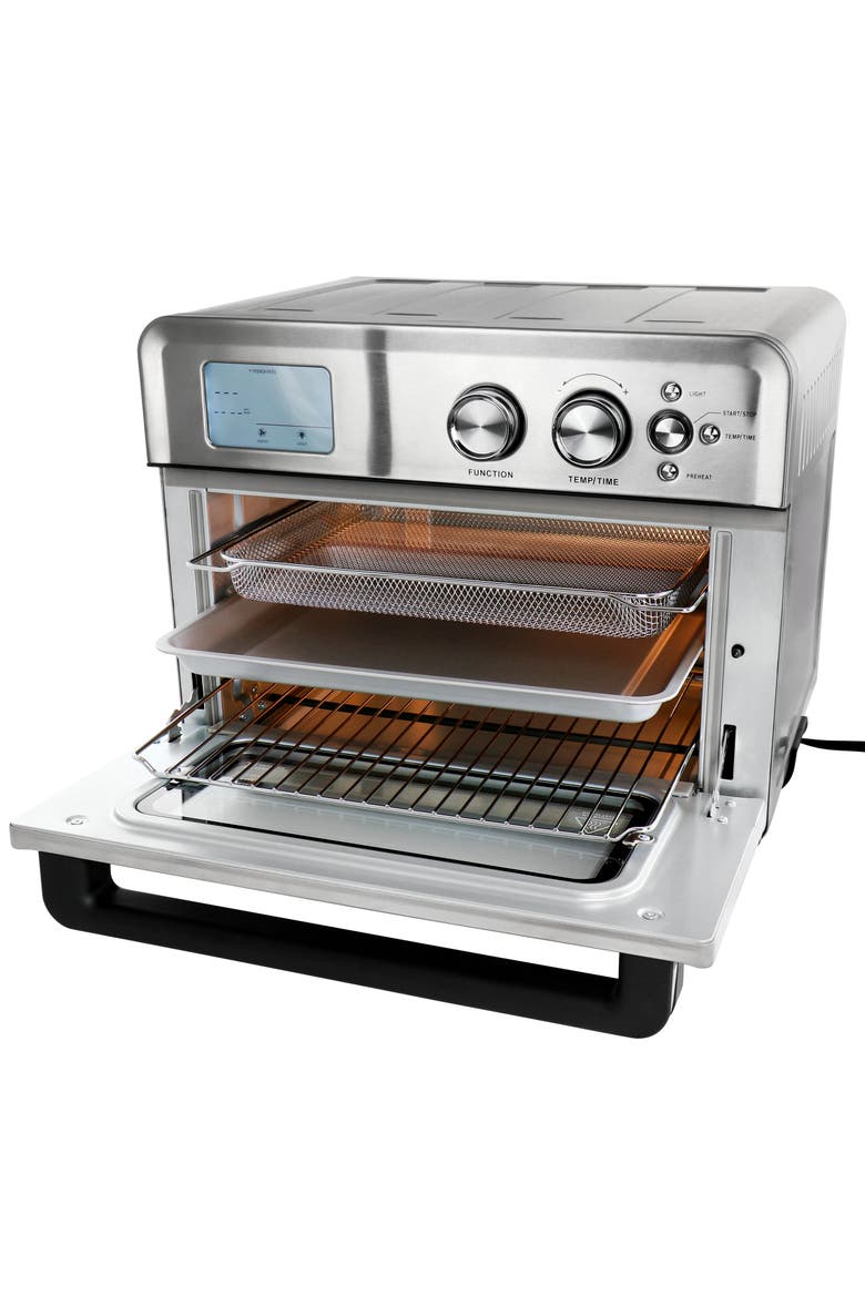 Multifunction Air Fryer Toaster Oven with 21 Presets, Alternate, color, Grey