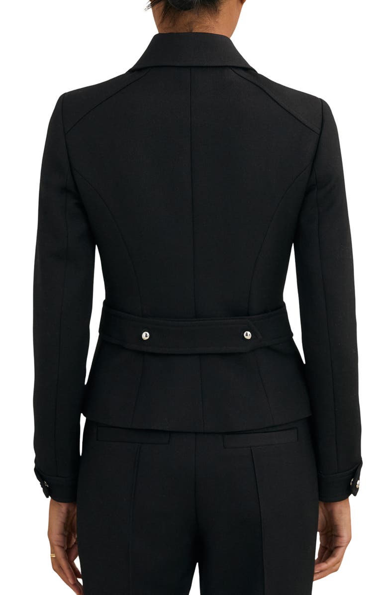 Reiss Atelier Vesta Wool Jacket, Alternate, color, Black