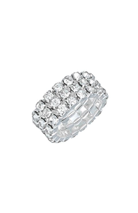 Simulated Crystal Multirow Jewelry