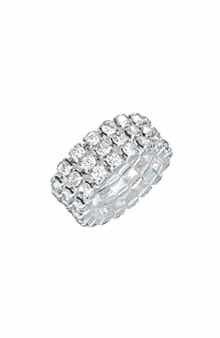 Simulated Crystal Multirow Jewelry