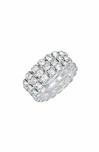 Simulated Crystal Multirow Jewelry