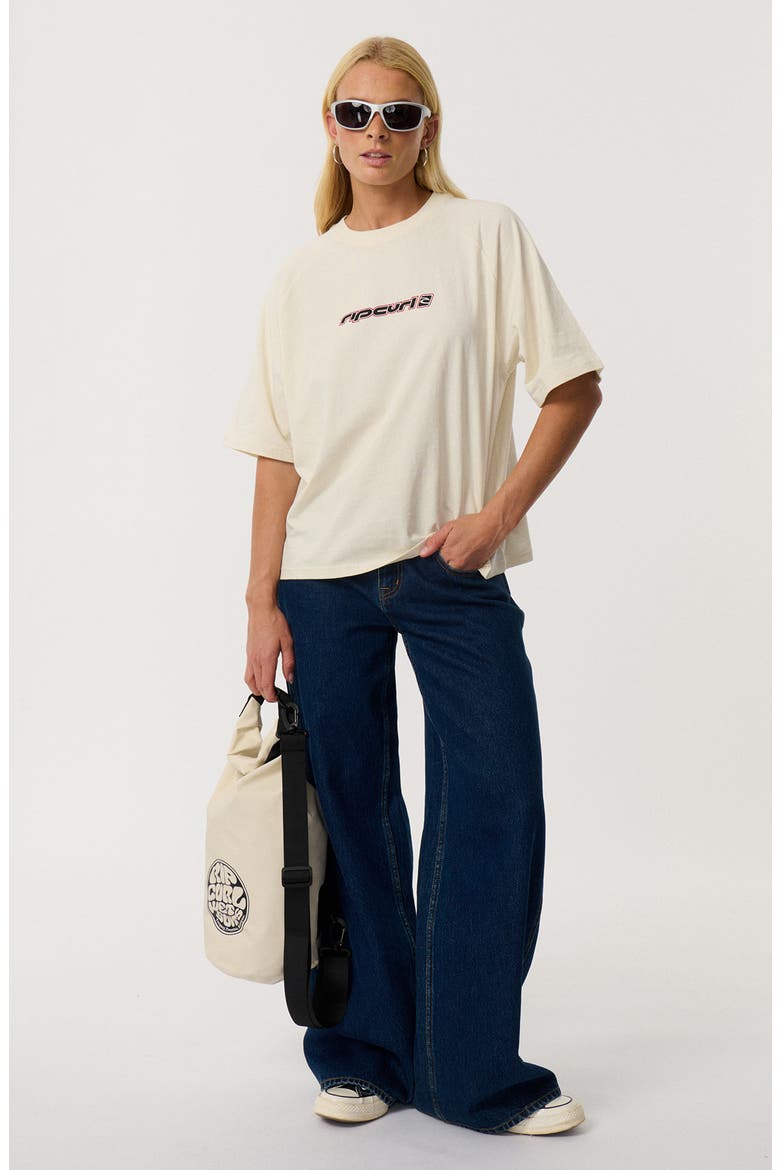 Sunset Beach Raglan T-Shirt, Alternate, color, BONE