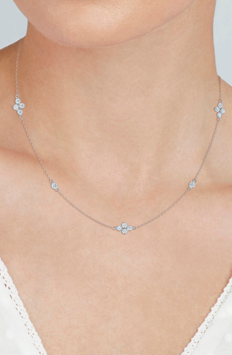 Kwiat Diamond Station String Necklace, Alternate, color, 