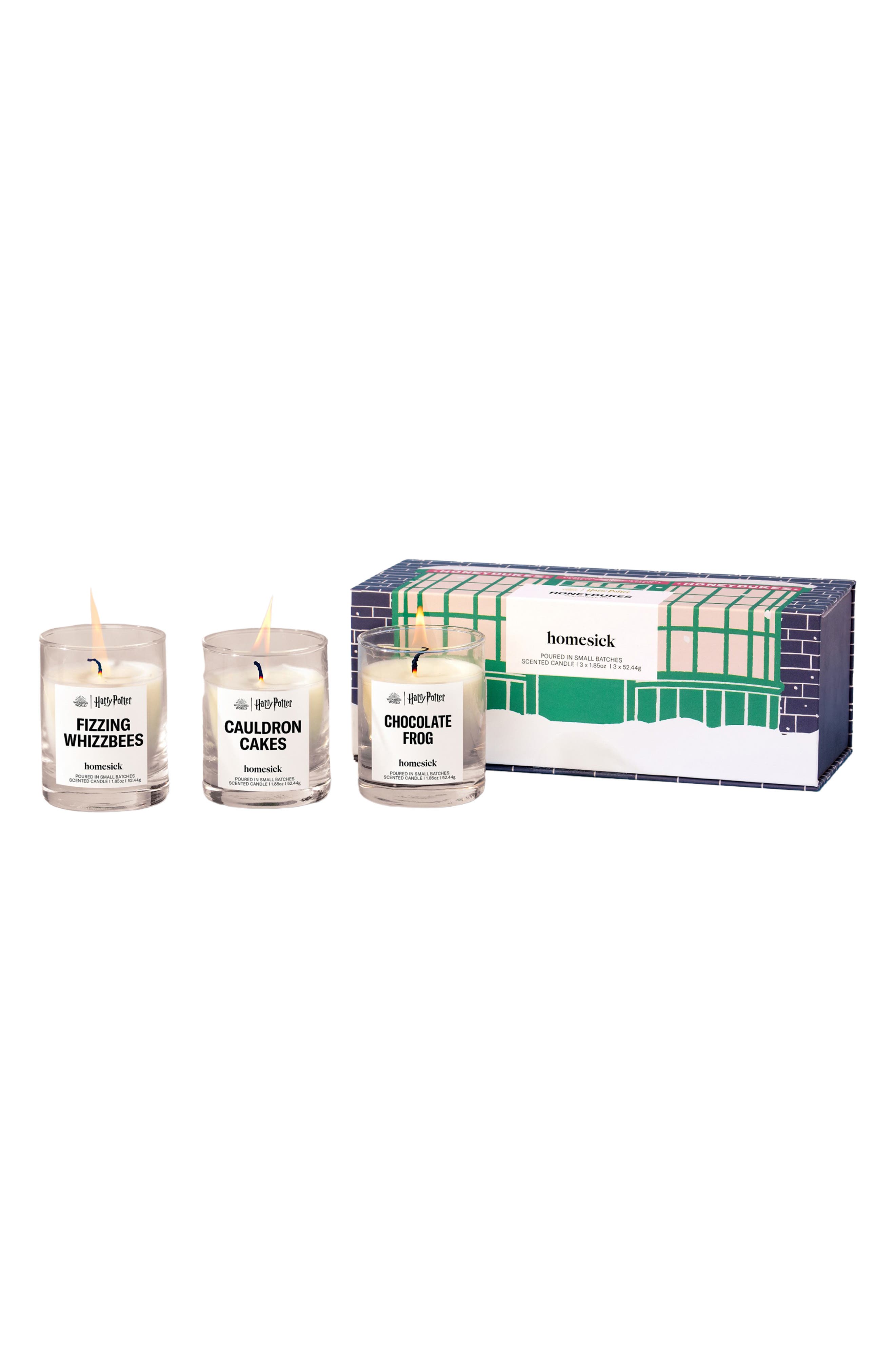 homesick Harry Potter Honeydukes 3-Piece Mini Candle Set