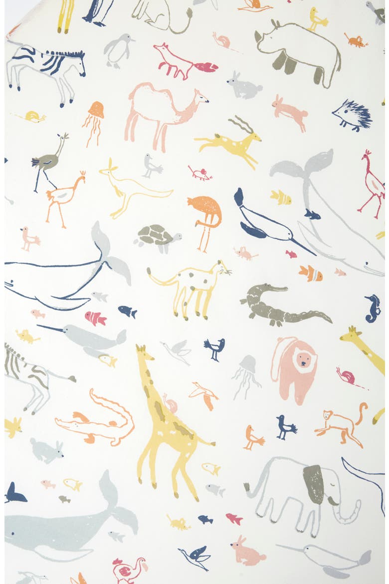Sleepi™ Pehr V3 Organic Cotton Mini Fitted Bed Sheet, Alternate, color, INTO THE WILD