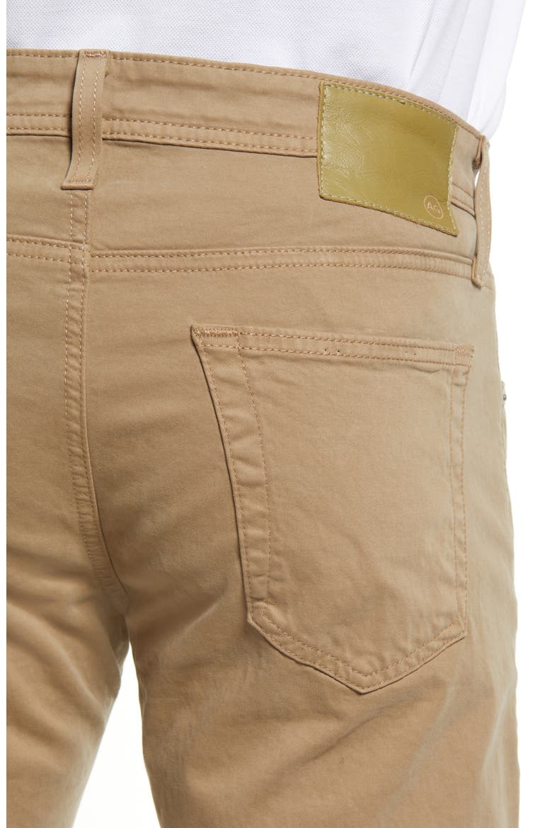 Tellis Slim Fit Sateen Pants (Nordstrom Exclusive), Alternate, color, BEECHWOOD