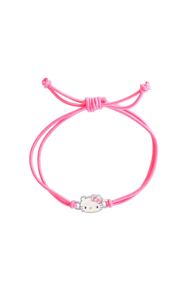 Cord Bracelet with Kuromi, My Melody, Hello Kitty, 3 Piece Set, Alternate, color, Pink