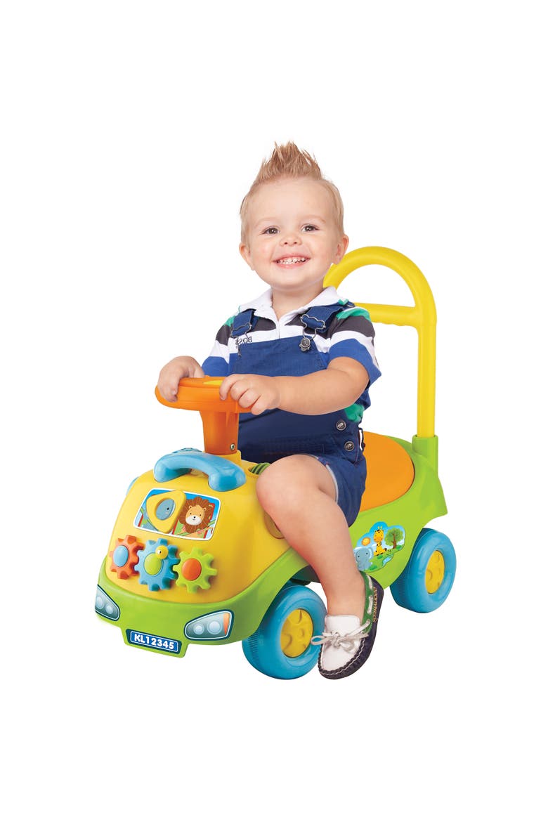 My First Funtime Ride-On Safari Animals Vehicle, Alternate, color, Multicolored