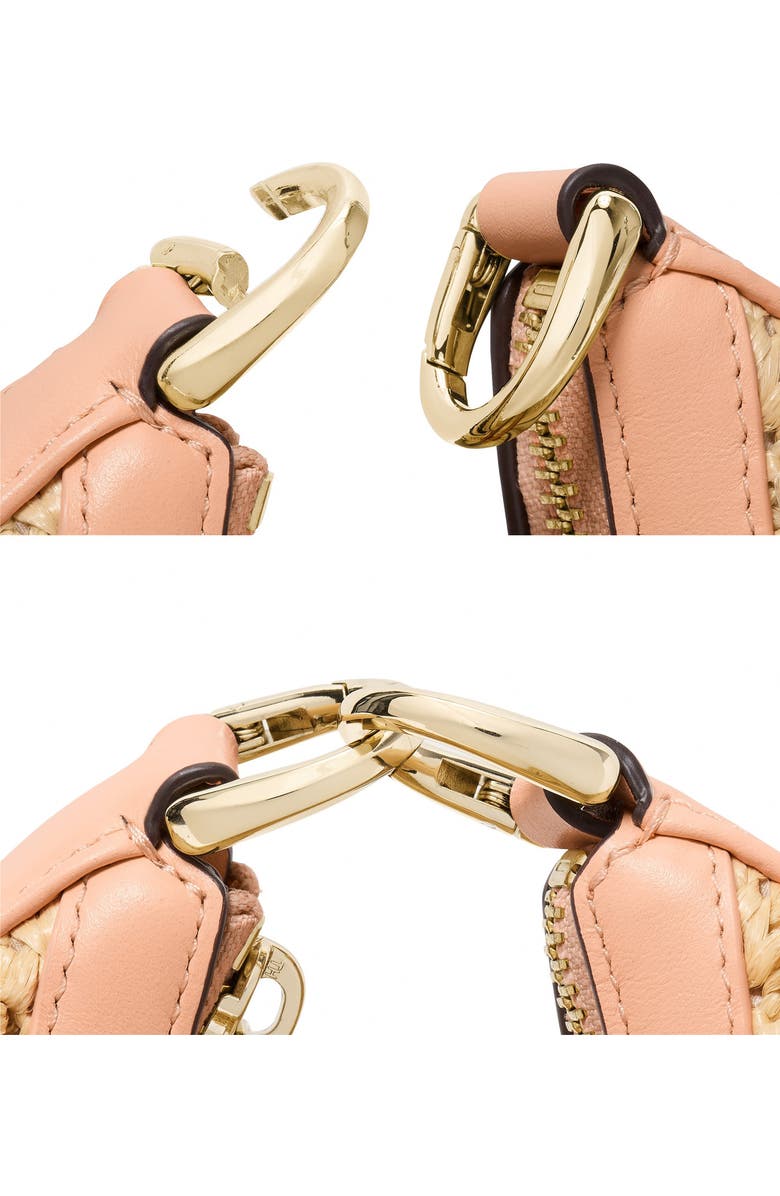 Kate Spade New York duo straw leather crossbody bag, Alternate, color,