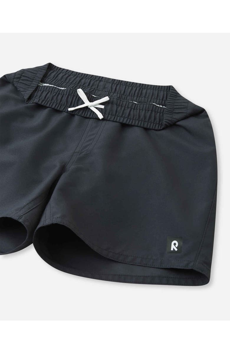 Reima Somero Solid SunProof beach shorts, Alternate, color, Soft Black