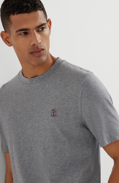 Brunello Cucinelli Men Logo Cotton T-shirt