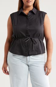 Wit & Wisdom Cap Sleeve Peplum Top