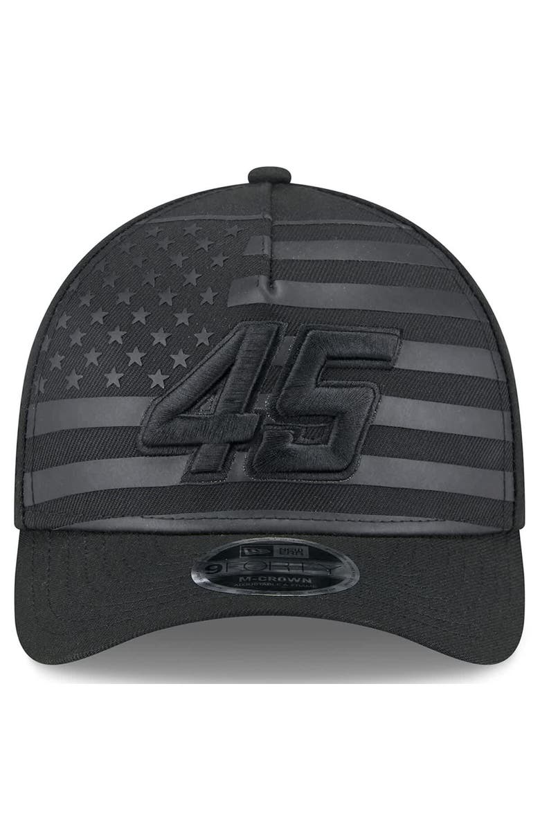 New Era Men's New Era Black Tyler Reddick American Flag 9FORTY M-Crown A-Frame Adjustable Hat, Alternate, color, Black