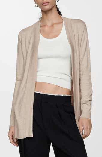 MANGO Longline Cardigan