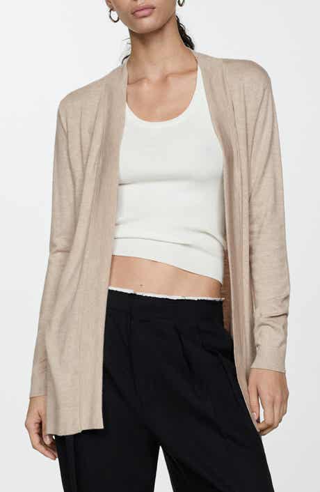 MANGO Longline Cardigan
