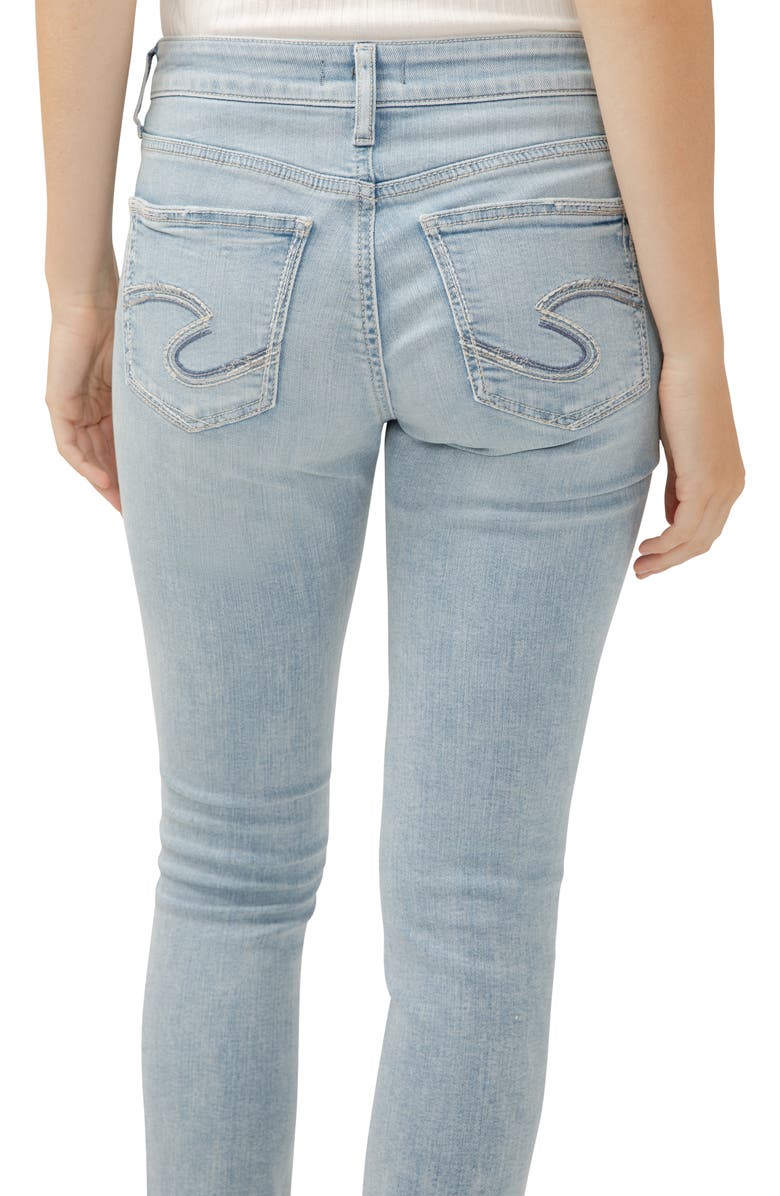 Silver Jeans Co. Girlfriend Jeans, Alternate, color, Indigo