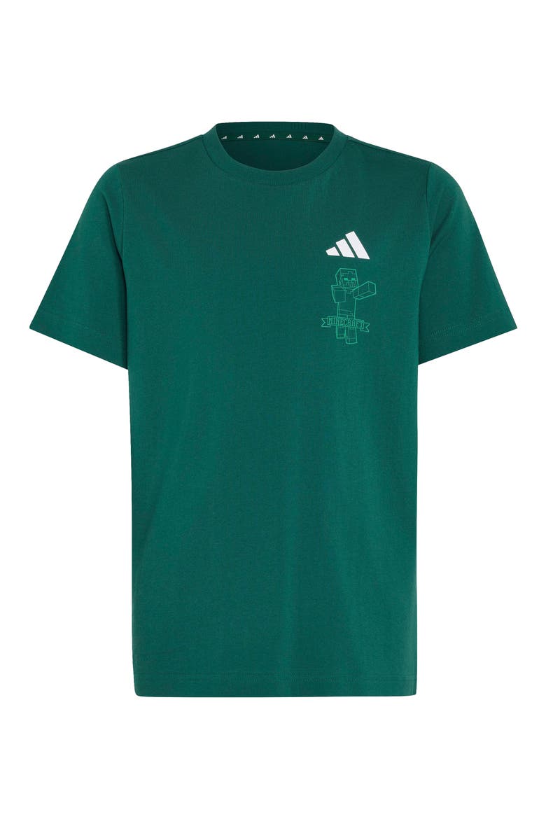 Kids' x Minecraft Graphic T-Shirt, Main, color, COLLEGIATE GREEN