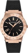 FERRAGAMO Logo Recycled Polyurethane Strap Watch, 41mm