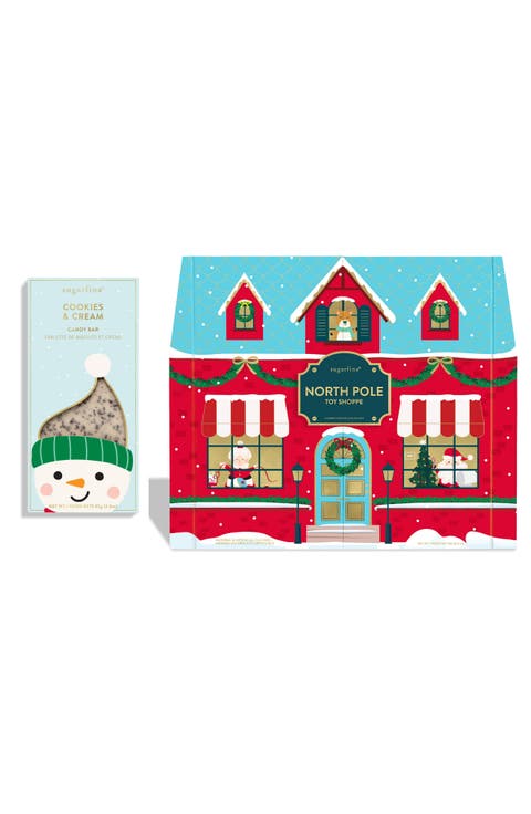 Santa Claus is Coming to Town Candy Bar & Holiday Calendar Box