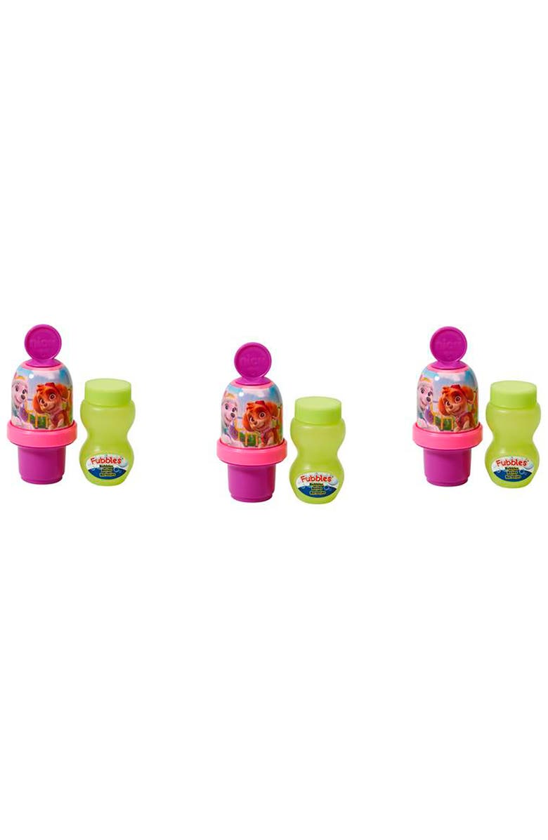 Little Kids Paw Patrol Mini Bubble Tumbler 3 Pack, Girl, Main, color, Multicolored