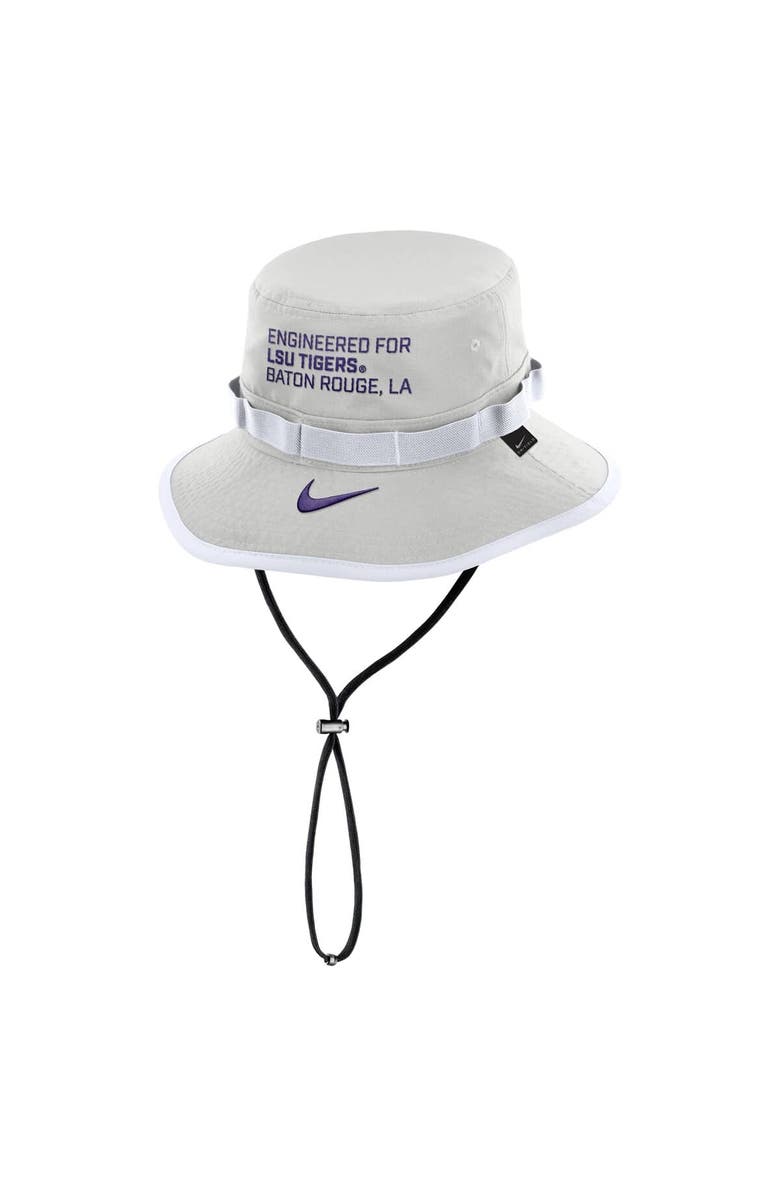 Nike Men
s Nike Gray LSU Tigers 2025 Sideline Apex Boonie Bucket Hat, Alternate, color, Gray