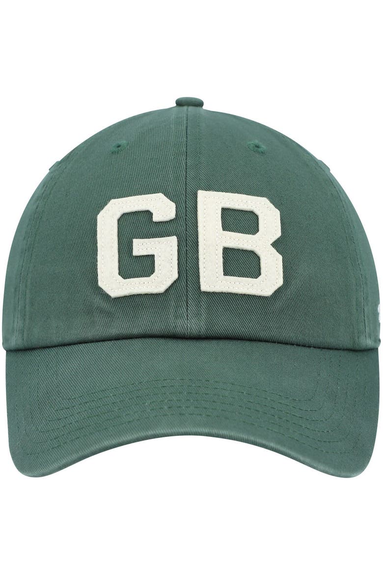 Women's '47 Green Green Bay Packers Finley Clean Up Adjustable Hat, Alternate, color, Green