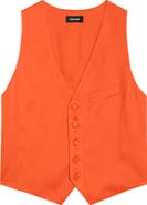 Zadig & Voltaire Emaux Sleeveless Satin Top