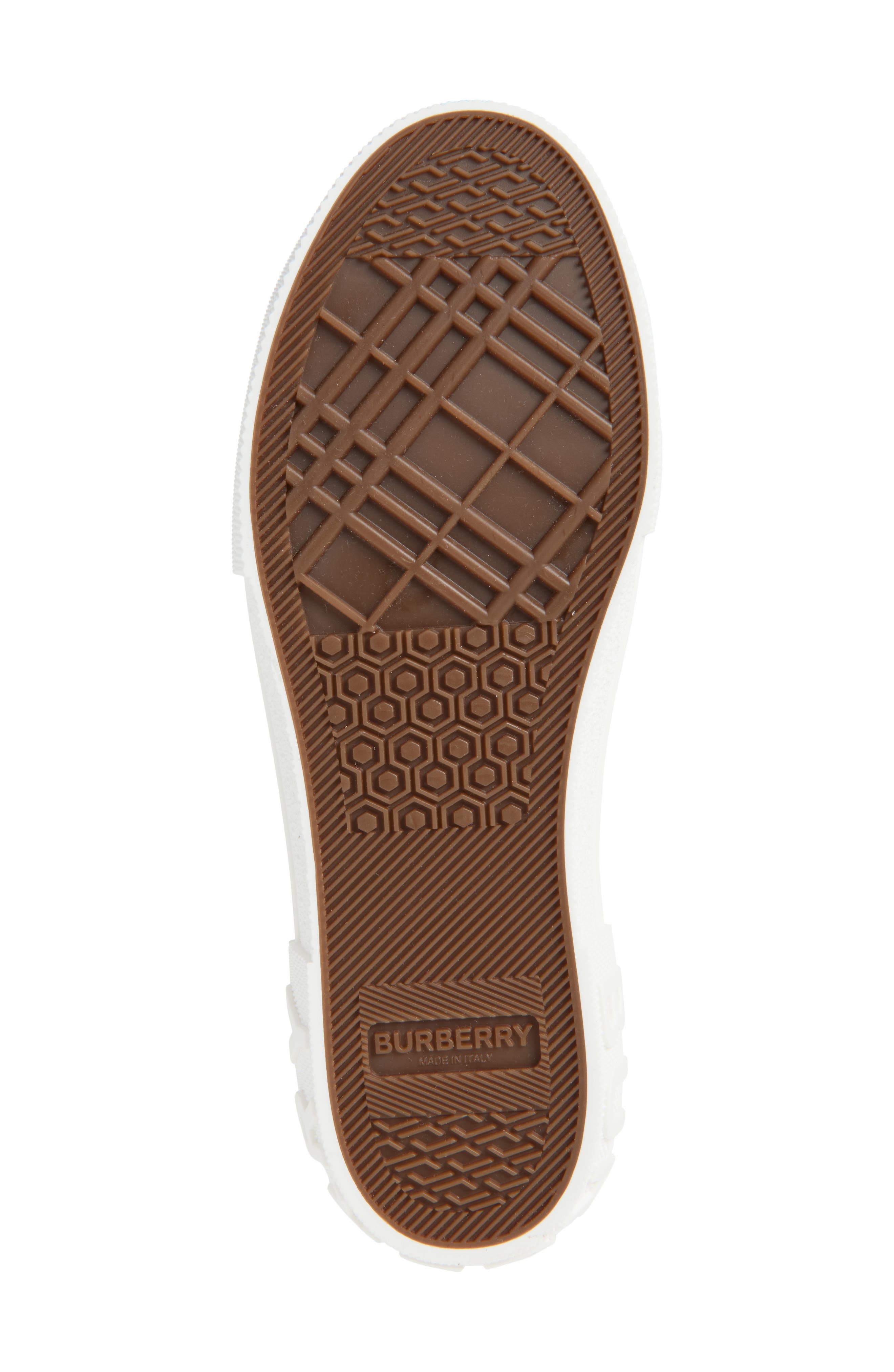 Burberry Jack Check Low Top Sneaker, Alternate, color, Mahogany Ip Check