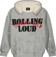 Rolling Loud RL Touring Crew Distressed Pullover Hoodie