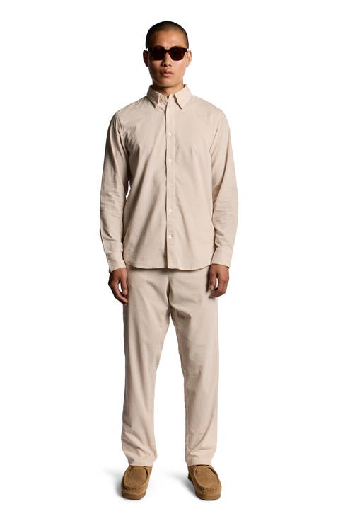 Long Sleeve Micro Corduroy Shirt