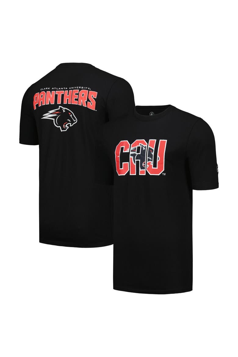 Men's FISLL Black Clark Atlanta University Panthers Applique T-Shirt, Main, color, Black