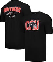 FISLL Men's FISLL Black Clark Atlanta University Panthers Applique T-Shirt