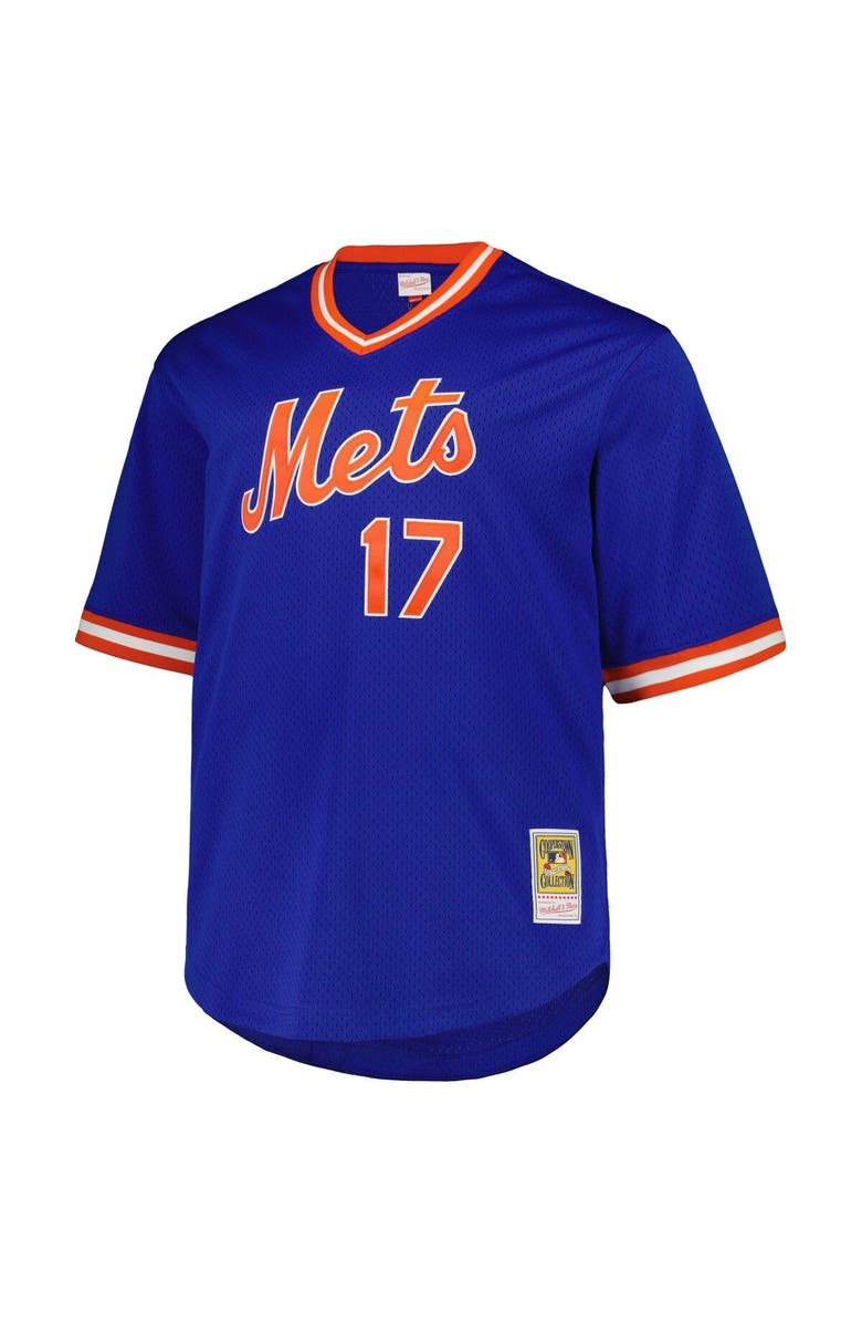 Mitchell & Ness Men's Mitchell & Ness Keith Hernandez Royal New York Mets 1986 Cooperstown Collection Mesh Pullover Jersey, Alternate, color, 
