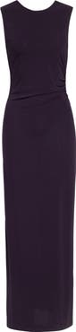 Emporio Armani Fitted Jersey Maxi Dress