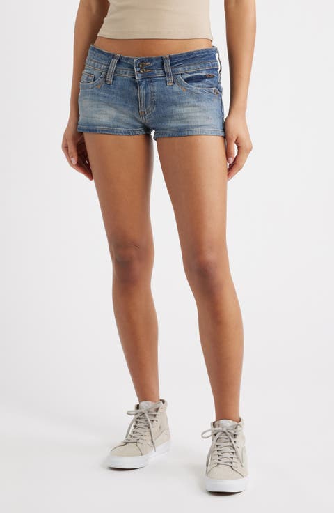 Piper Low Rise Denim Shorts