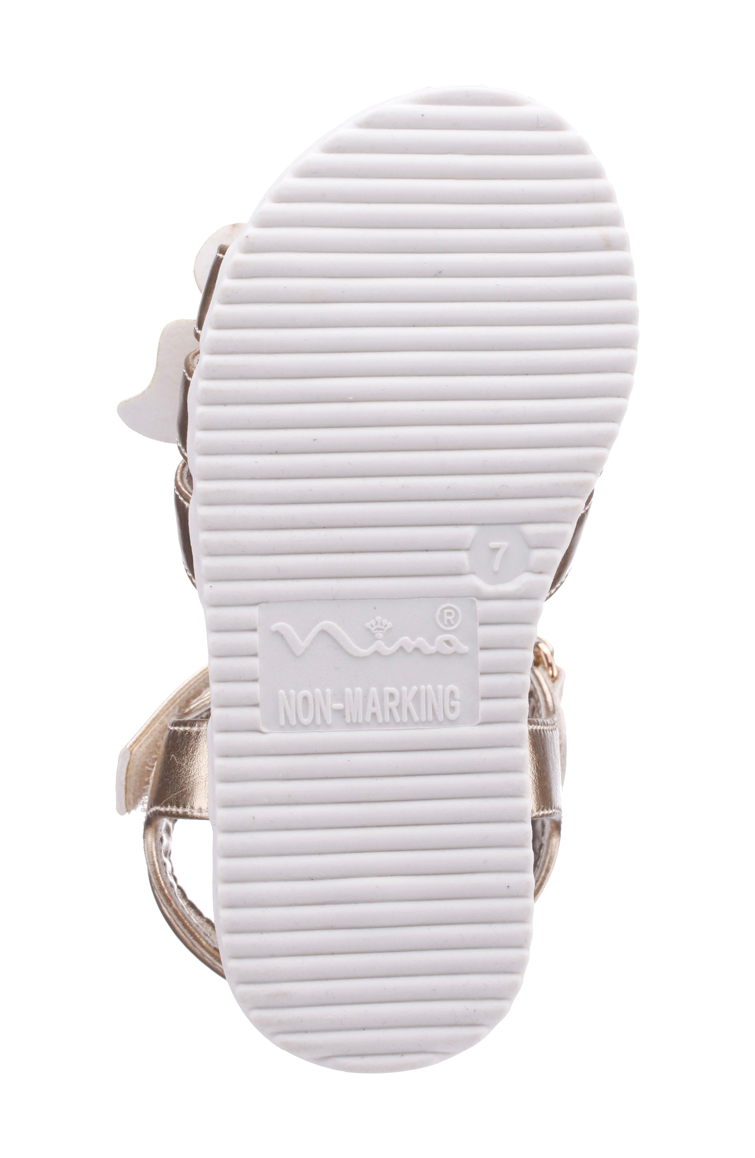 Nina Kids' Branty Slingback Sandal, Alternate, color, Light Gold Metallic