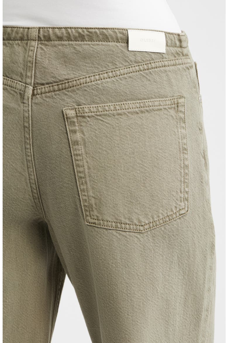 Sienna Drawstring Low Rise Relaxed Wide Leg Jeans, Alternate, color, CLOVER AURA