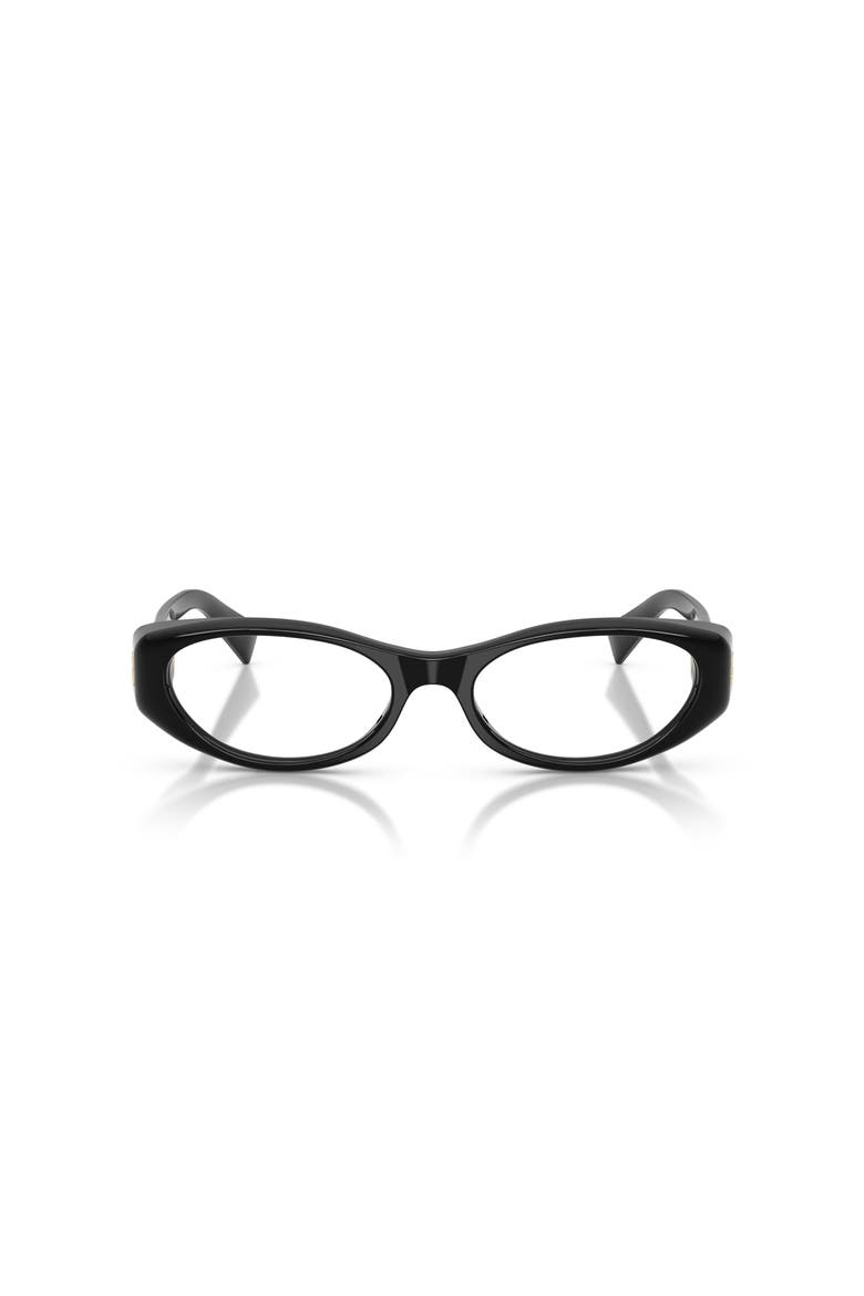 55mm Oval optical glasses, Alternate, color, Black